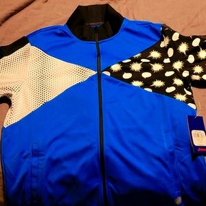 ASICS HC Track Jacket size L blue/white/black